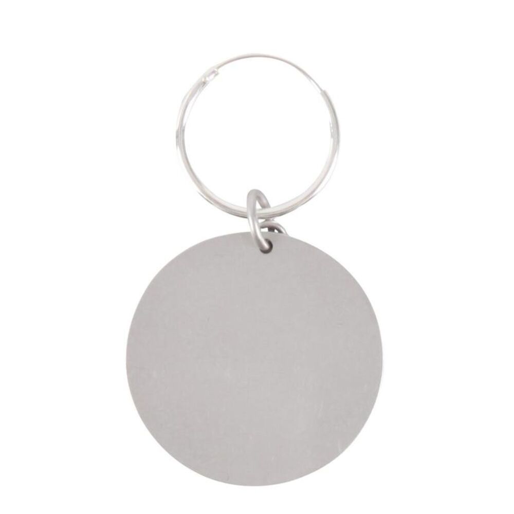 RAF SIMONS Sterling Silver Circle Earring Men SILVER Earrings